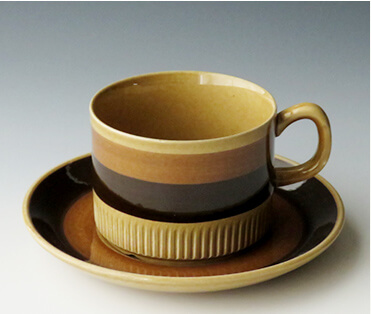 スウェーデン ゲフレ TERRA カップ_ソーサー