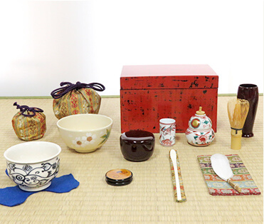 川瀬表完 時代塗茶箱揃
